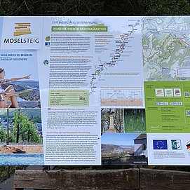 Einstiegstafel Wasserliescher Panoramasteig
