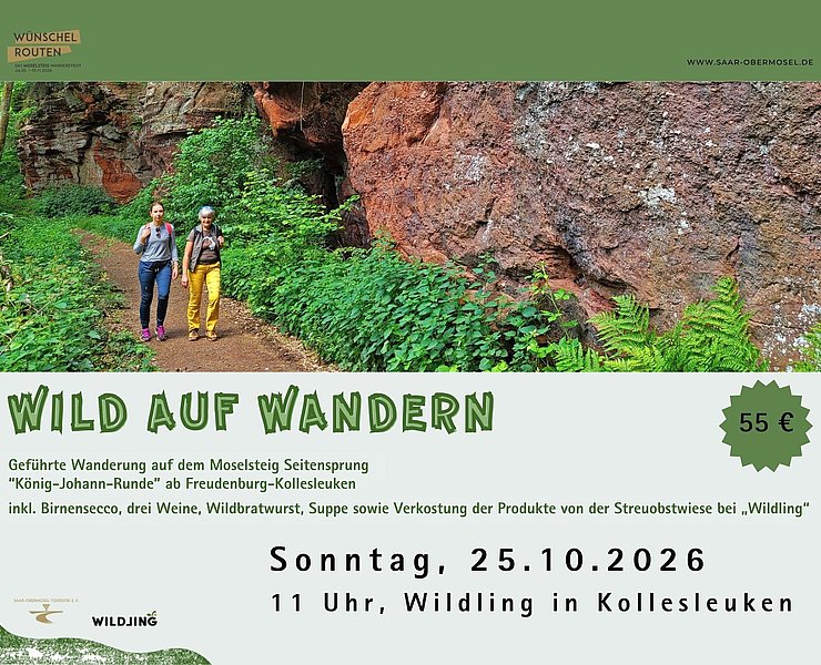Wünschelrouten 2026: Wild auf Wandern