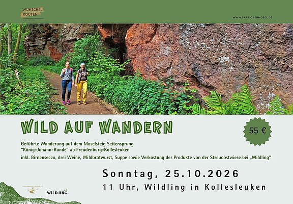 Wünschelrouten 2026: Wild auf Wandern