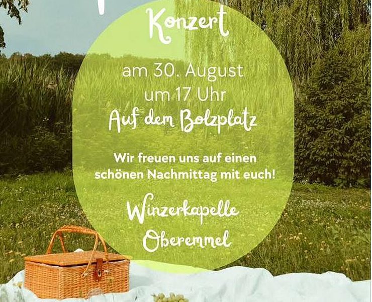 Picknickkonzert der Winzerkapelle Oberemmel