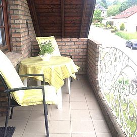 Balkon Appartement 1