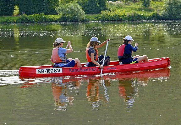 Kanufahren auf der Saar (1)