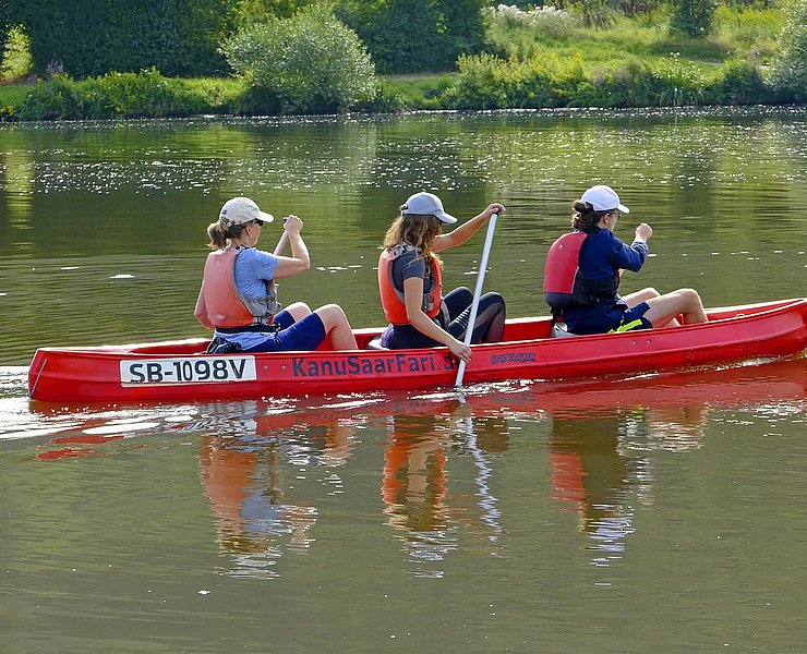 Kanufahren auf der Saar (1)