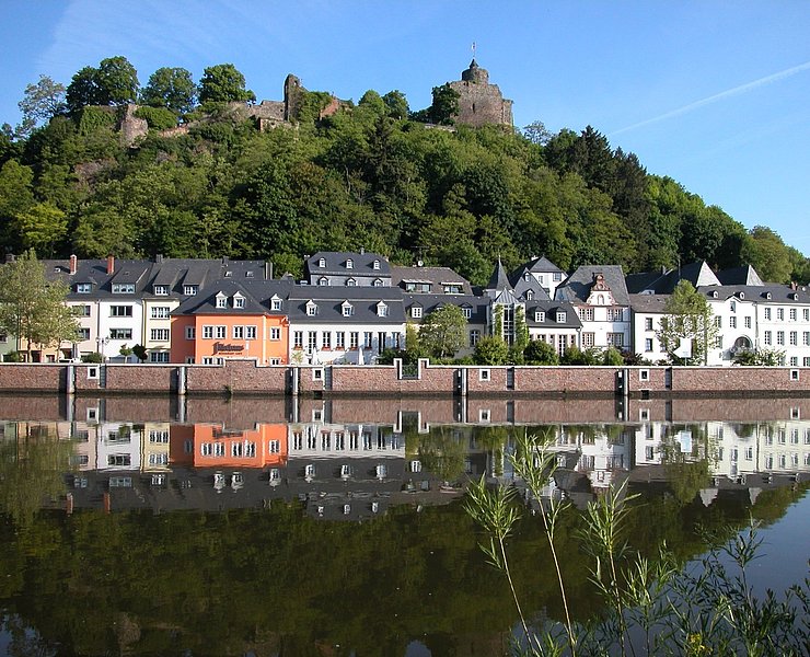 Blick auf Saarburg