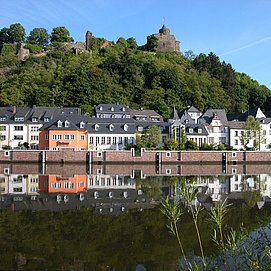 Blick auf Saarburg