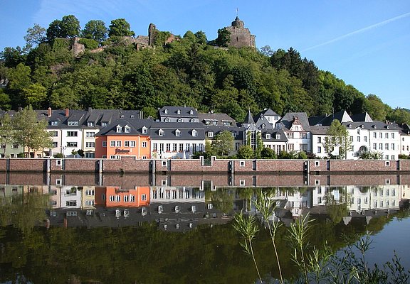 Blick auf Saarburg