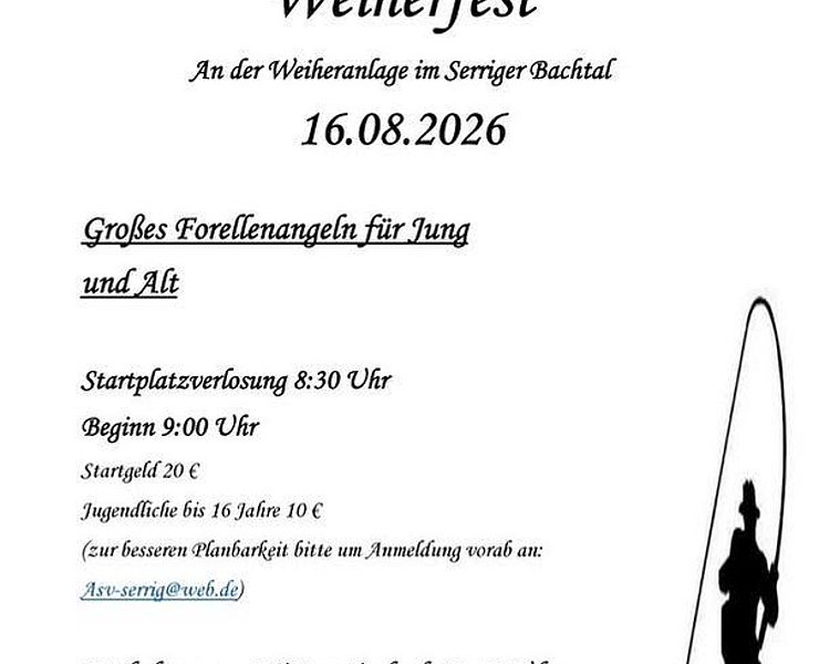 Weiherfest 2026 ASV Serrig