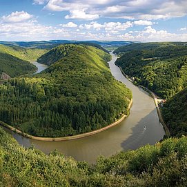 Blick auf die Saarschleife