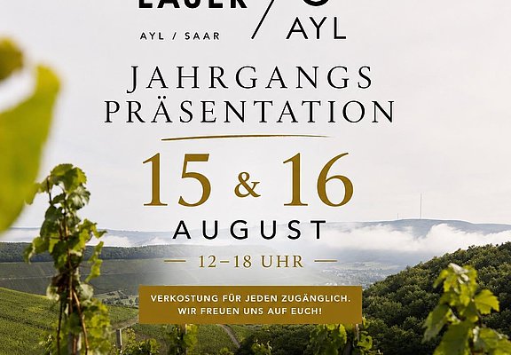 Jahrgangspräsentation Weingut Peter Lauer