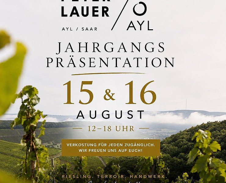 Jahrgangspräsentation Weingut Peter Lauer