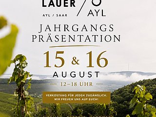 Jahrgangspräsentation Weingut Peter Lauer