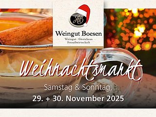 Weihnachtsmarkt Weingut Alois Boesen