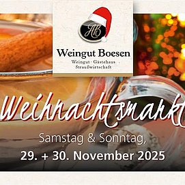 Weihnachtsmarkt Weingut Alois Boesen