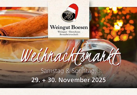 Weihnachtsmarkt Weingut Alois Boesen