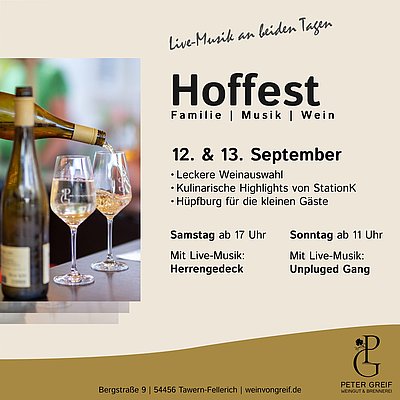 Foto: Hoffest im Weingut Greif