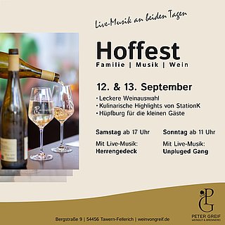 Hoffest im Weingut Greif Hoffest im Weingut Greif