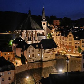 Saarburg bei Nacht (2)