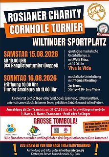 rosnieaner Chartiy Cornhole Turnier rosnieaner Chartiy Cornhole Turnier
