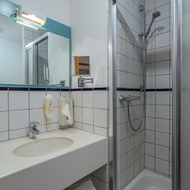 Badezimmer vom Comfort Doppelzimmer Plus