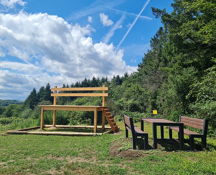 Riesenbank an der Konzer Höhenrunde