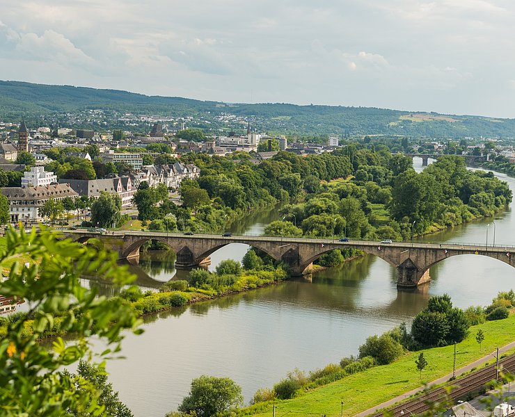 Blick auf das Moseltal bei Trier