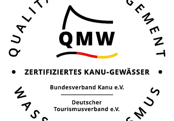 Logo Zertifiziertes Kanu-Gewässer
