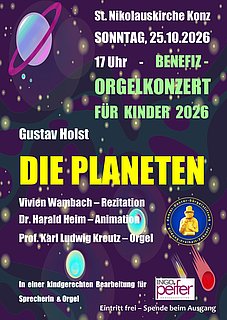 Orgelkonzert für Kinder 2026 Orgelkonzert für Kinder 2026