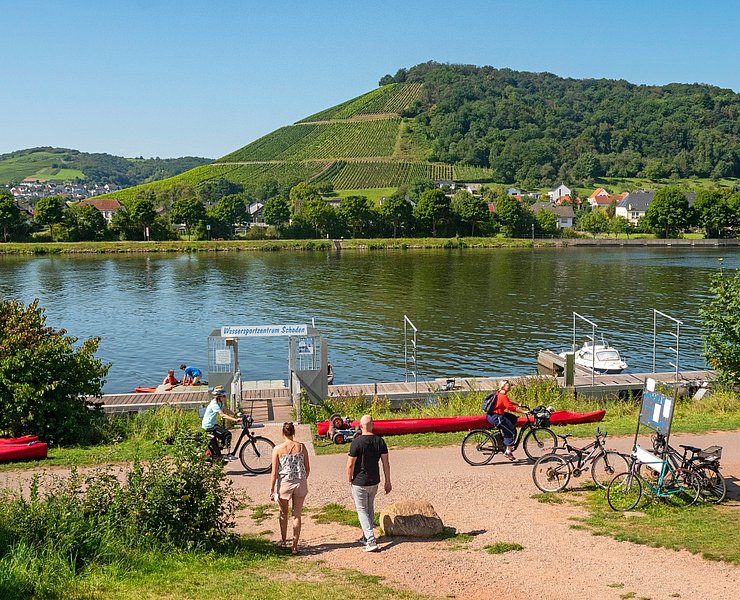 Saar-Radweg bei Schoden