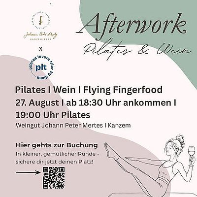 Foto: Afterwork Pilates und Wein