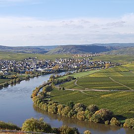 Blick auf Leiwen