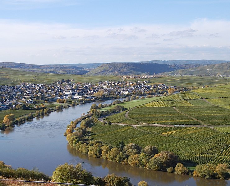 Blick auf Leiwen