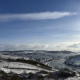 Weinort Nittel im Winter