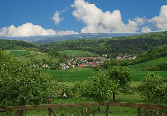 Blick auf Mannebach