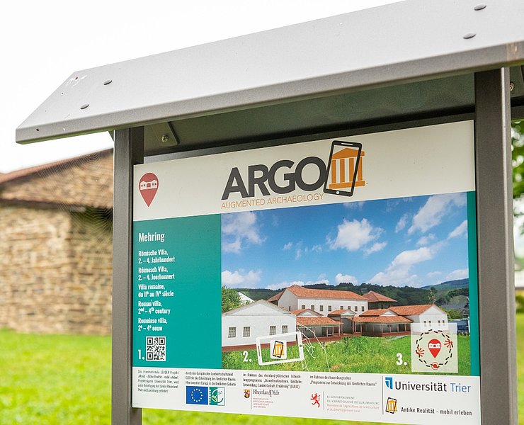 ARGO Punkt der Römischen Villa bei Mehring