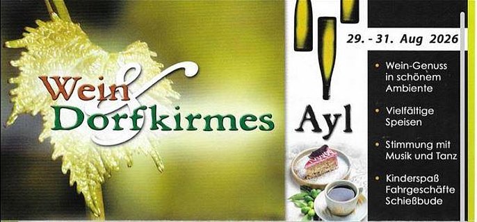 Weinkirmes in Ayl Weinkirmes in Ayl