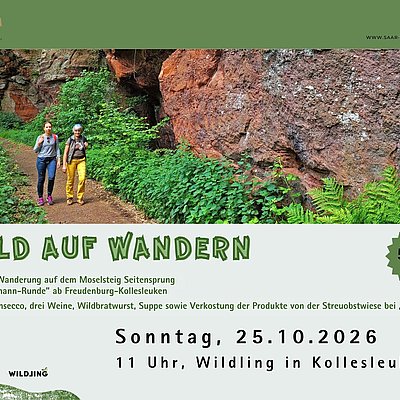 Foto: Wünschelrouten 2026: Wild auf Wandern