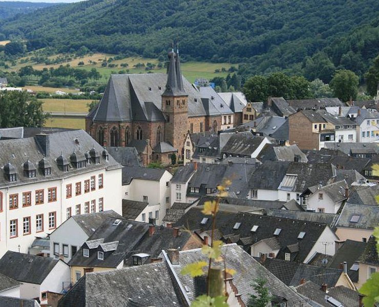 Blick auf Saarburg