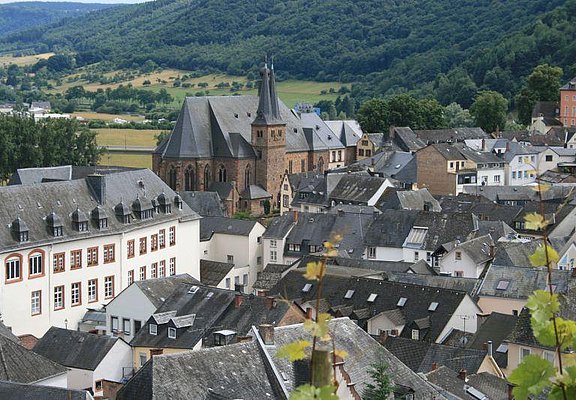 Blick auf Saarburg