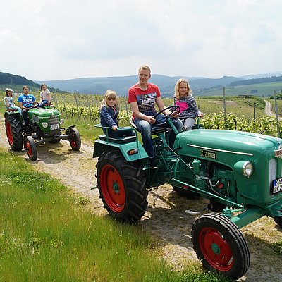 Foto: Oldtimer-Traktor fahren