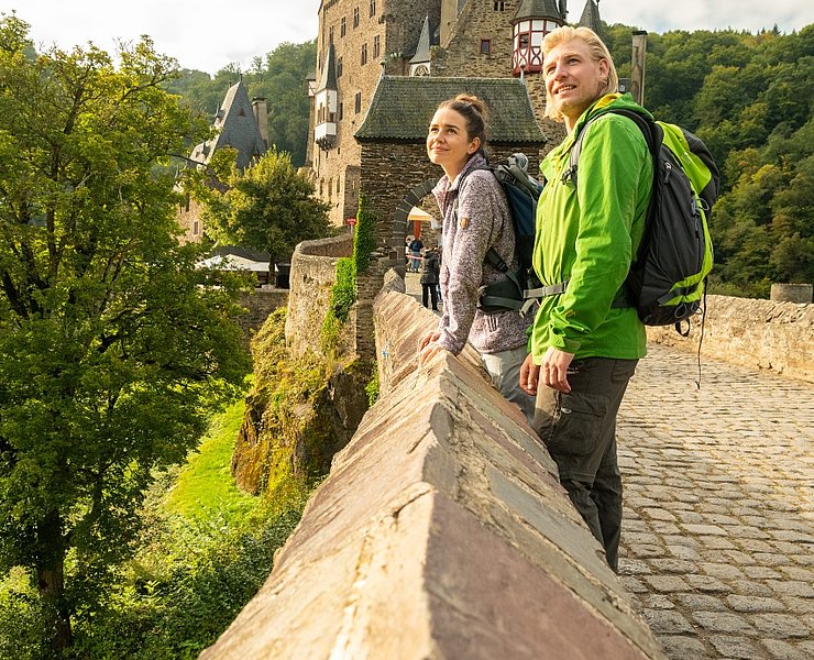 Auf dem Weg zur Burg Eltz