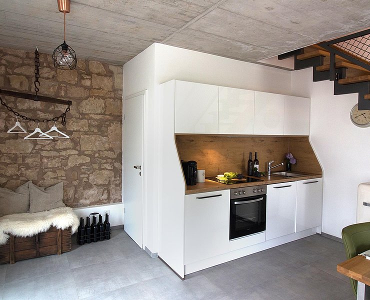 Küche und Garderobe
