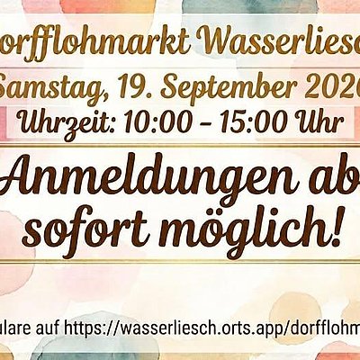 Foto: Dorfflohmarkt im Rahmen der St. Aper Kirmes