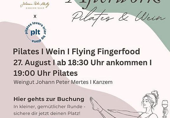 Afterwork Pilates und Wein