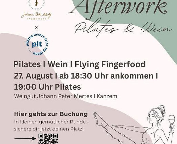 Afterwork Pilates und Wein