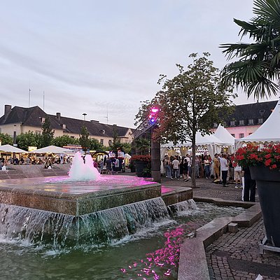 Foto: Brunnen auf dem Marktplatz
