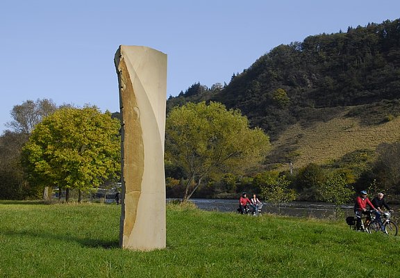 Saar-Radweg bei Konz-Könen