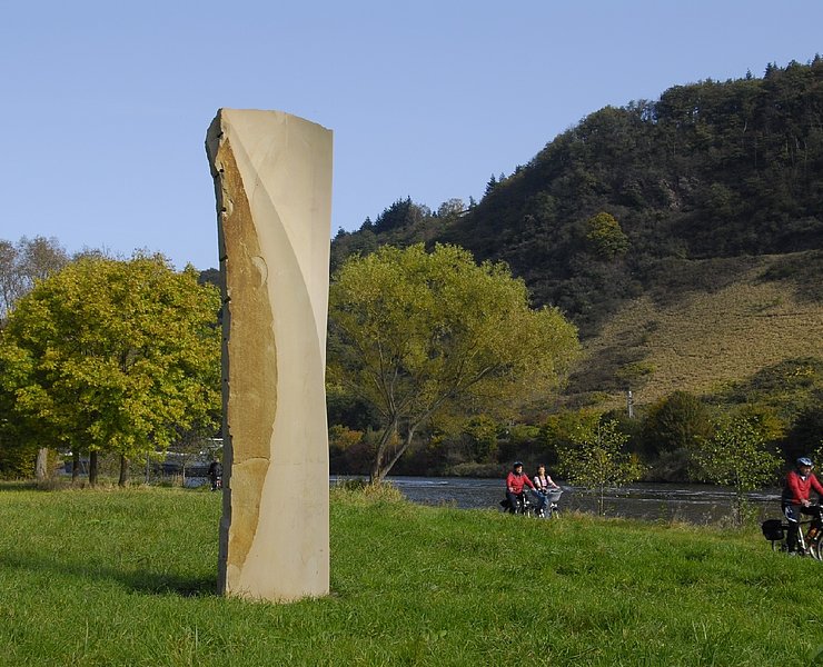 Saar-Radweg bei Konz-Könen