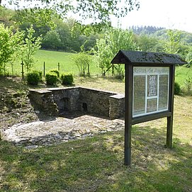 Keltisch-römische Ausgrabung oberhalb von Kinheim-Kindel