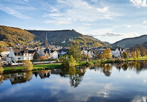 Blick auf den Ort Treis-Karden