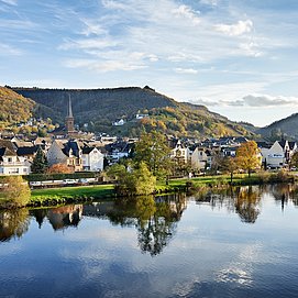 Blick auf den Ort Treis-Karden